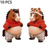 Cute Puppy 3D Belly Puffy Stickers DIY Soft Belly Squeezable Kitty Stickers Phone Case Decoration Children's Toy Birthday Gift