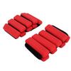 2 PCS Silicone Weight Bearing Bangles Wrist Weights Bracelet Sports Running Wrist Ankle Strap Red