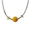 Necklace with Milky Amber - Baltic Amber Collier