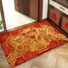 Floor Mat Horse Pattern Anti-Slip Bottom Surface Wear-Resistant Floor Mat Easy to Clean Home Office Cafe