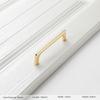 Zinc Alloy Cabinet Handles Gold Furniture Handles Durable Cupboard Pulls  Wardrobe