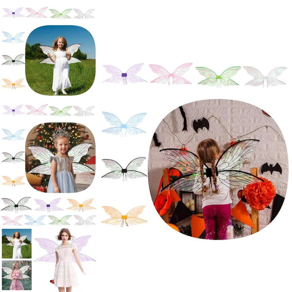 Adorable Festival Party Costume Cosplay Butterfly Wings For Performances In Various Colors