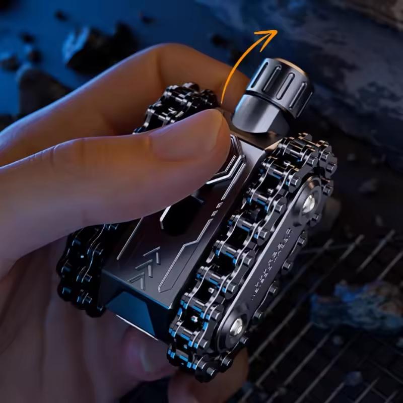 Edc Metal Fidget Spinner Tank 002 Gear Roller Desk Toy Relieving Stress Sensory Toys Anti Stress Fidget Fidgeting Toys