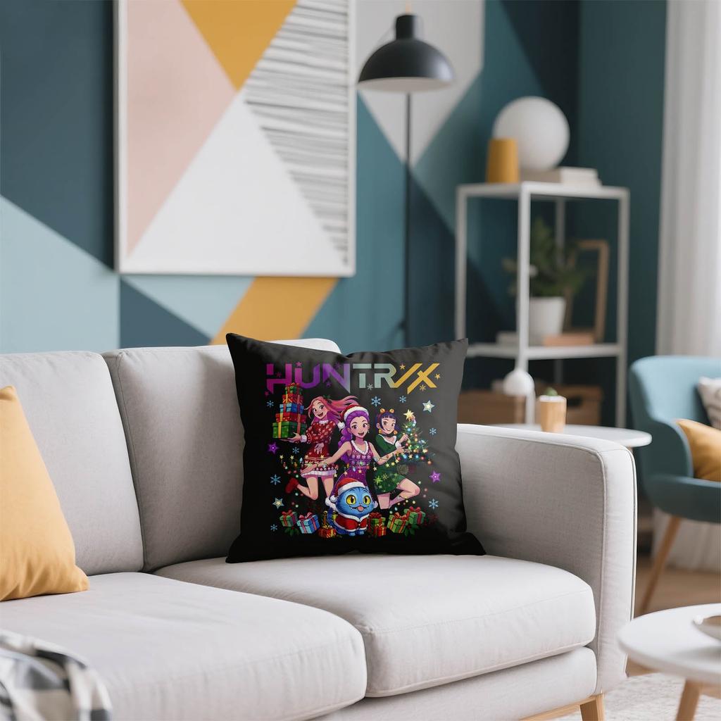 Printed Pillowcase Square Pillowcase Sofa Pillowcase No Core Comfortable Pillowcase