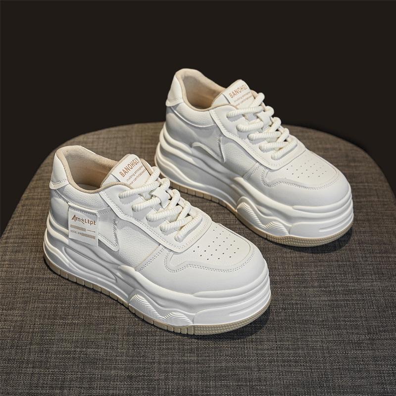 Breathable mesh women's shoes 2026 spring and summer new versatile muffin board shoes platform casual sports women