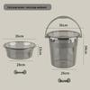 Yicang Thickened Plastic Household Water Bucket & Washbasin Set