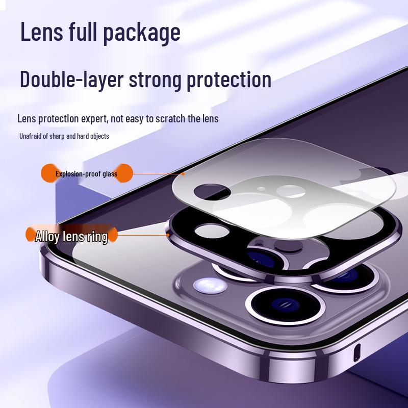 Coque Magnétique Double Face Apple 17 Pro Max avec Couverture Complète des Objectifs pour iPhone 16/13