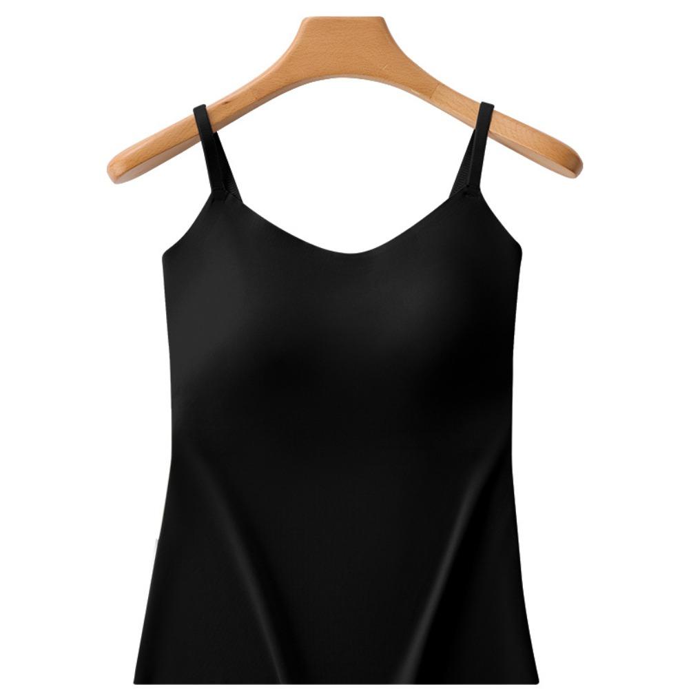 V Neck Knit Tank Top Straps Crop Tops Women Summer Camis Solid Color Yoga Camisole Fashion SportsTube Female Sleeveless Cropped Y2K Girl Clothes