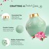 Metallic Aqua Flower Vase for Home Decor | Aesthetic Vase Gift for Wedding, Housewarming, Parties, Gatherings