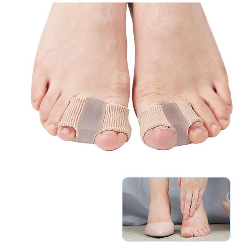 1 pz separatore divaricatore dita in silicone correttore pollice dito correzione raddrizzatore strumento per la cura dei piedi