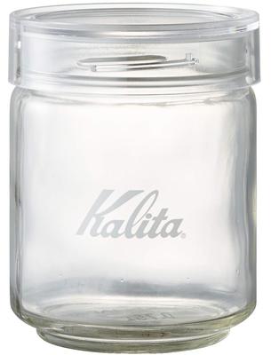 Kalita Coffee Canister Coffee Bean Storage Container Glass 250g Antibacterial Packing Low Smell Transfer Measuring Cup Included Stackable Storage All
