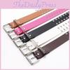 Modern Hollowed Metal Leather Womens Waist Belt With Pin Buckle For Hip Hop Fashion And Daily Use