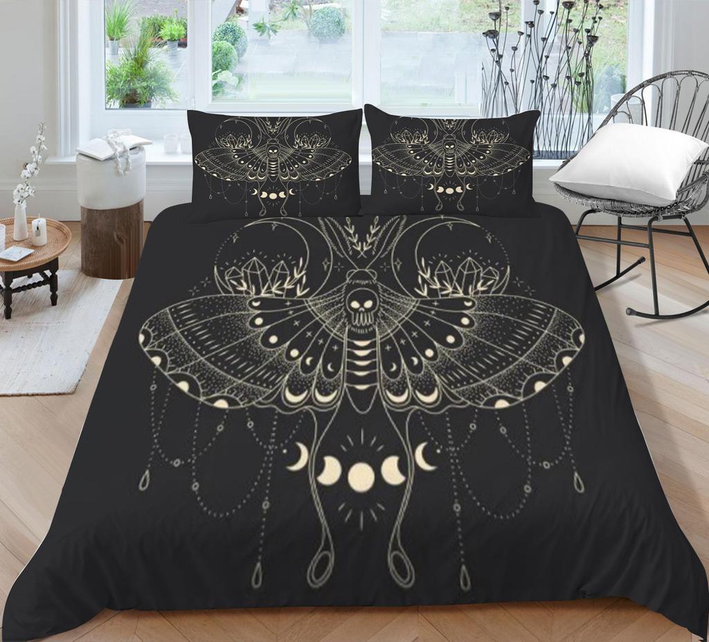 3D Bettwäsche Set Bettdecke Quilt Abdeckungen Kreative Böhmischen Kissenbezug Tröster Bettbezug Hause Bettwäsche