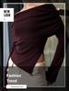 Women's Asymmetrical One-Shoulder Knitted Pullover Sweater