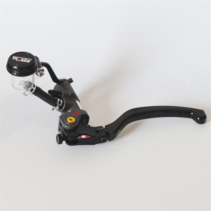 Pair CNC 17.5 RCS Motorcycle Brake Master Cylinder Cable Clutch Radial Brake Pump 22mm Universal For Honda Yamaha Kawasaki Suzuki