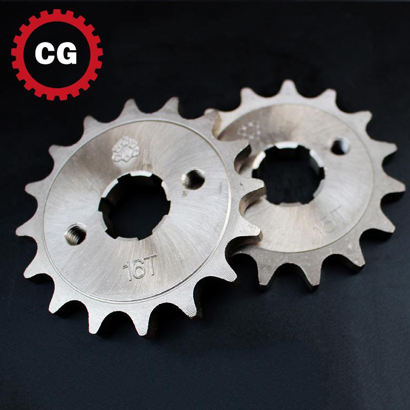 1Pcs Nickel Alloy Steel 428 14T 15T 16T 17T Tooth Sprocket for Loncin CG125 CB125 CBT125 Dirt Pit Bike Moped Scooter Motorcycle