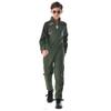 Chlapci Vojenský pilot Halloween Kostým Retro Cosplay Letecká uniforma Dětské Letecké obleky Armádní kombinéza