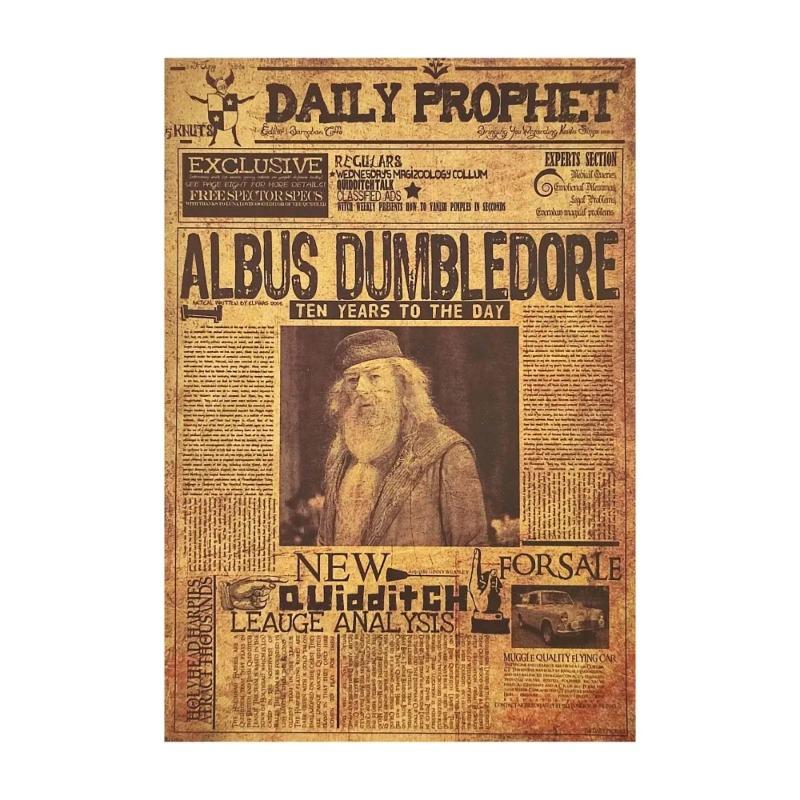 Harry Potter Tagesprophet Todesser Metallposter 20x30cm, Zauberei Wandkunst