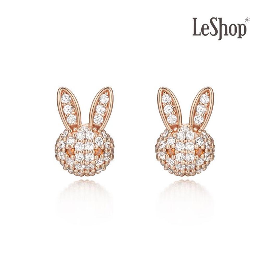 

[LsSHOP] 14K Mini Carney Earrings (Gold Plated)_LJ5189BRE rose gold