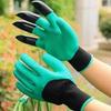 1Pair Claw Gardening Gloves for Digging and Planting, Breathable Latex Thorn-Resistant Anti-Slip Gloves for Men and Women