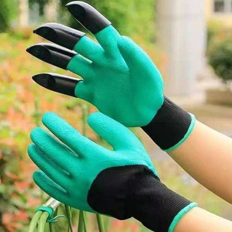 1Pair Claw Gardening Gloves for Digging and Planting, Breathable Latex Thorn-Resistant Anti-Slip Gloves for Men and Women