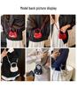 Módna Crossbody peňaženka na mince pre deti s mašľou