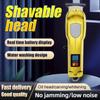 Hair Clipper, Steel Blade, Electric Pusher, LCD Digital Display, Charging, Professional, Electric Clipper