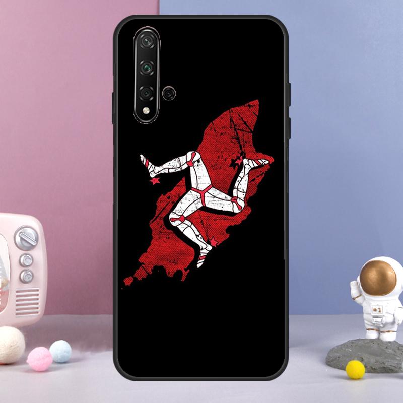 Isle of Man Flag For Huawei Nova 3i 7i 8i 11i 12i 9 10 SE Y60 Y61 Y70 Y72 Y73 Y90 Y91 P20 P40 P30 Lite Case
