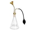 Glas-Duftprobe-Fläschchen mit handbetriebenem Balg und klarem konischem Körper für die Bewertung von Kaffee, Tee und Parfüm