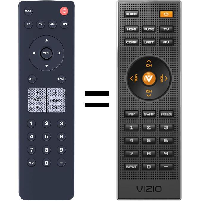 VR3 Replacement Remote Control for Vizio TV, Compatible with VOJ320 VOJ320F VOJ320F1A VOJ320F1AC VOJ320M VOJ370 VOJ370F1A VOJ370F VOJ3201A