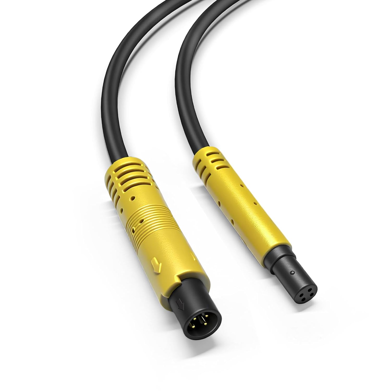 

4 Pin Backup Camera Extension Cable - 18ft Dash Cam Rear View Camera Extension Cable, Mirror Cam Extension Adapter Wire Compatible with 4Pin Dashcam