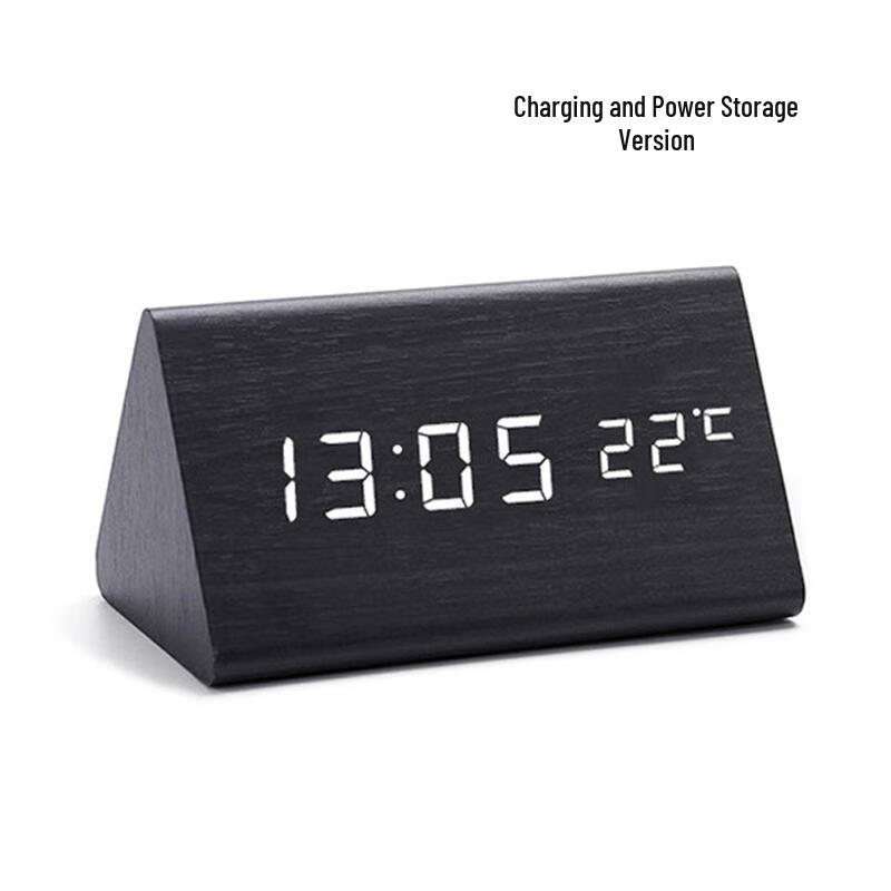 Креативные деревянные треугольные будильники