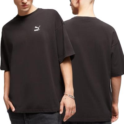 Puma Men' T-Shirt Black Crew-Neck 621315 01