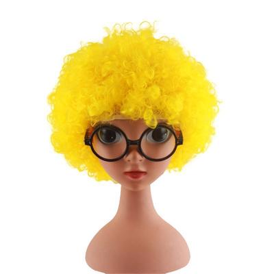 Funny Wig Prop Punishment Clown Wig Hood Colorful Explosion Hairstyle