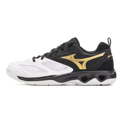 Dynablite Chaussures d'entraînement basses antidérapantes durables Unisexe Baskets Blanc Noir Or V1GA212252