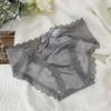 Bow Underwear for Women Transparent Mesh Flower Briefs Comfortable Lace Panties  Female