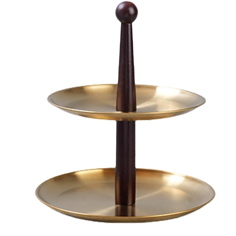 Metal Cupcakes and Fruits Tray Effective Stainless Steel Fruit and Candy Stands Organizers for Special Event