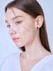 14K Gold Plated Double One Earrings (Gold Pin) ELGPEE432