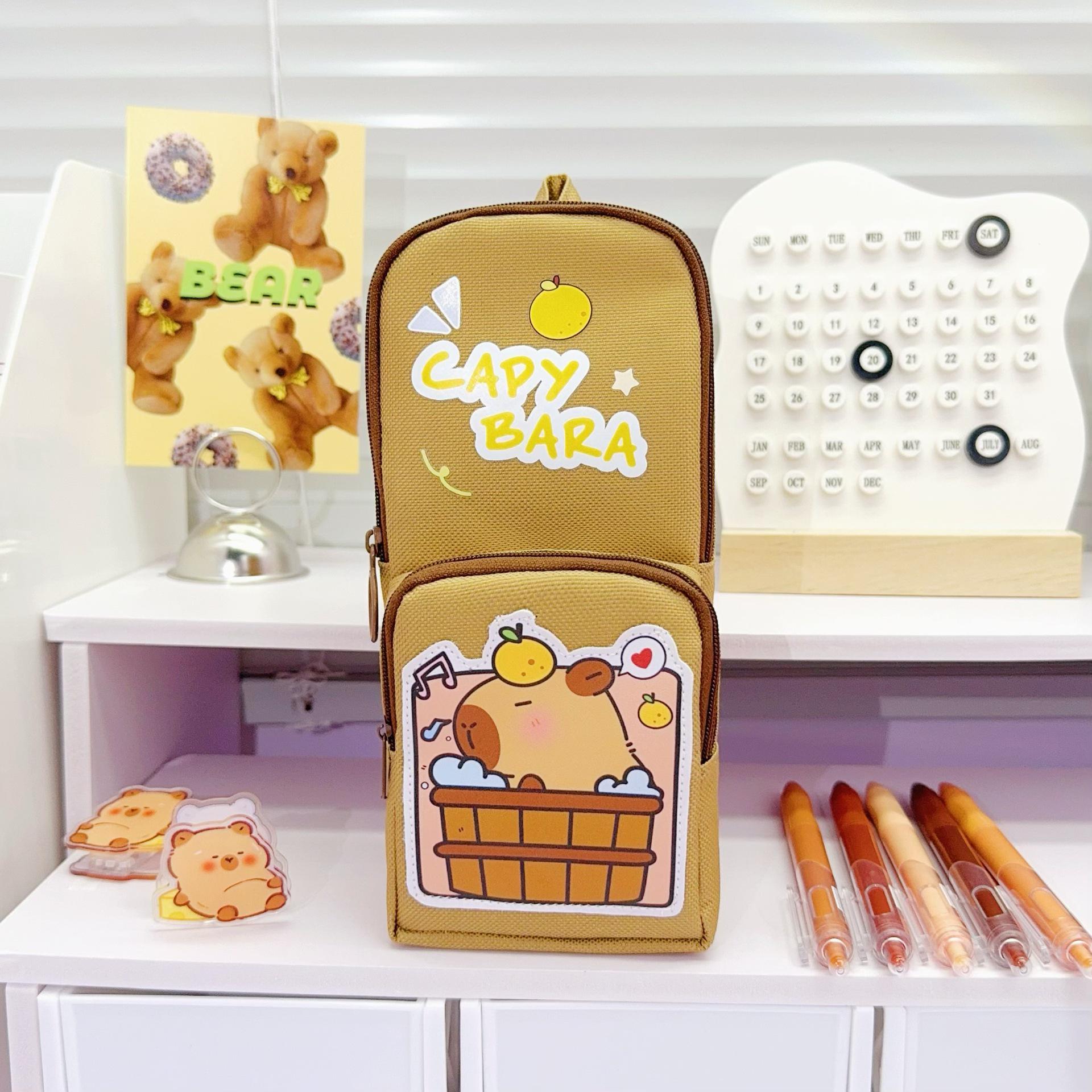 

Нишевый стиль для школы: Милый пенал с пандой - Большая вместимость, грязеотталкивающий и идеально подходит для студентов 22*8*10cm/70g