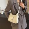 Popular Textured Small Bag Women's New Fashion Spring and Summer Textured Shoulder Oblique Span Bag Small Square Bag