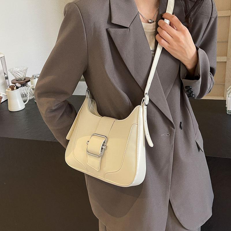 Popular Textured Small Bag Women's New Fashion Spring and Summer Textured Shoulder Oblique Span Bag Small Square Bag