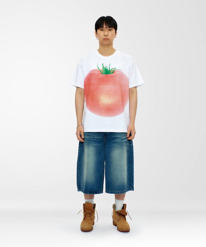 LAUGHER Tomato T-Shirt - White