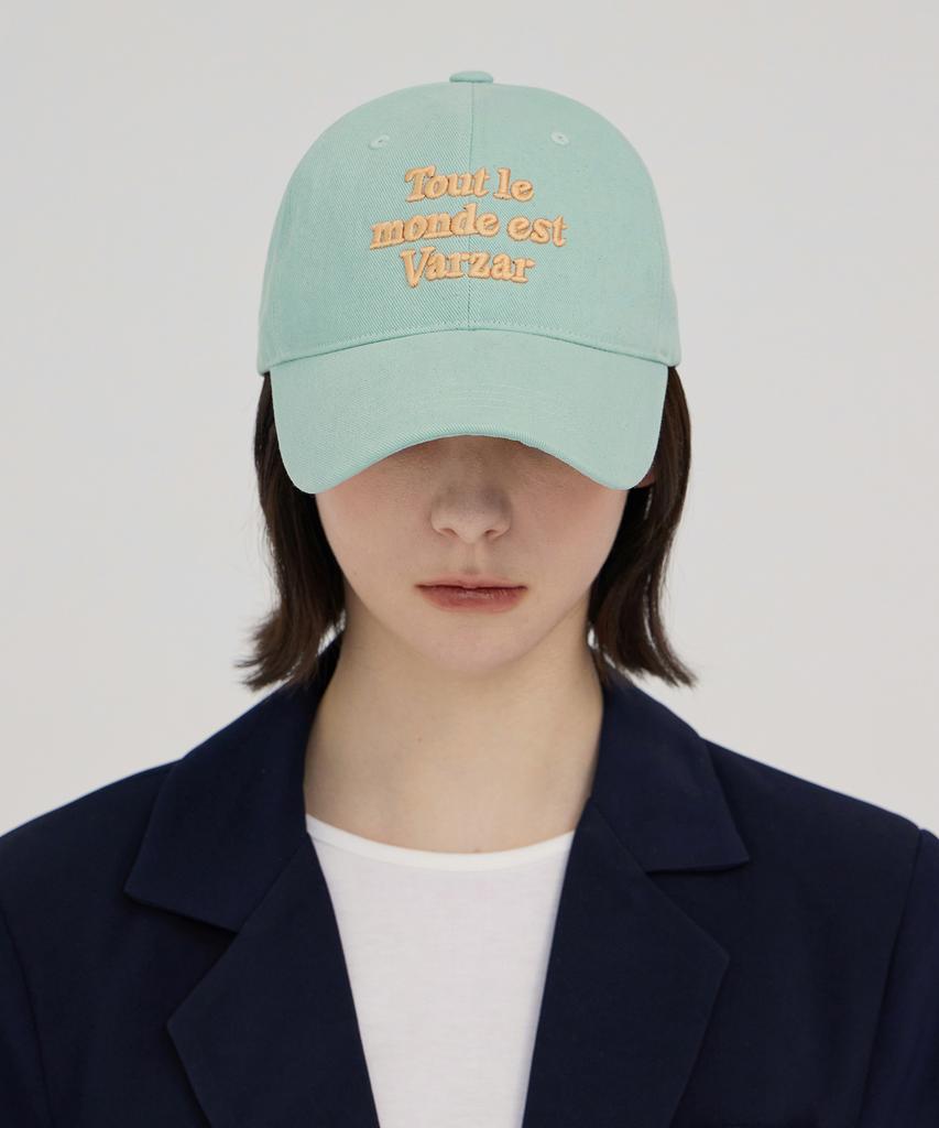 Bajal Tmv Lettering Ball Cap [Washed Mint]
