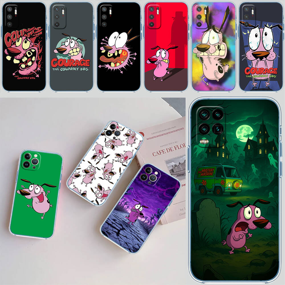 C-Courage C-Cowardly D-Dog Case for Motorola G10 G20 G04 E30 E40 E22 E20 E13 E15 G22 G23 G05 G75 G35 G55 E22S E7 G6 G7 G8 G9 Plus Power Play