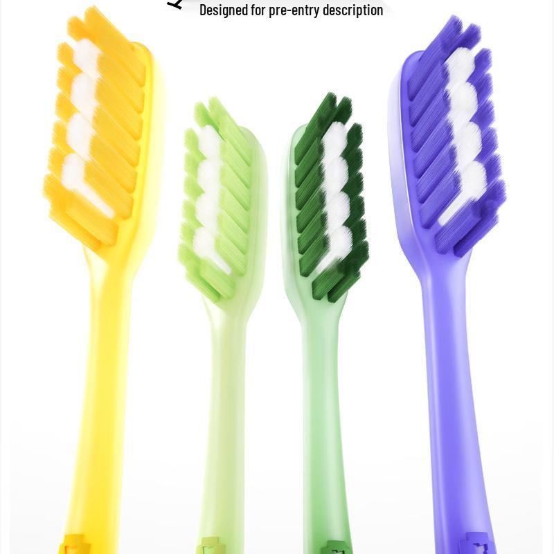 Bass Method Long Head Soft Toothbrush синий