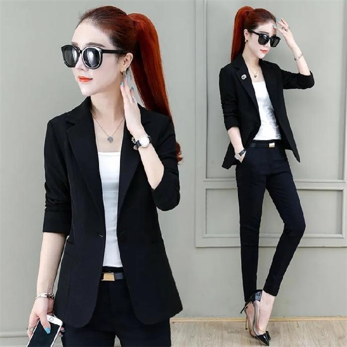 Spring 2023 Women's Trendy Thin Blazer Jacket - Stylish Formal Top