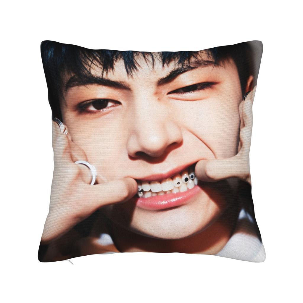 Jay Kpop Style Boy Pillowcases Novelty Pillow Case For Living Room Bed Chair Print Pillow Cover