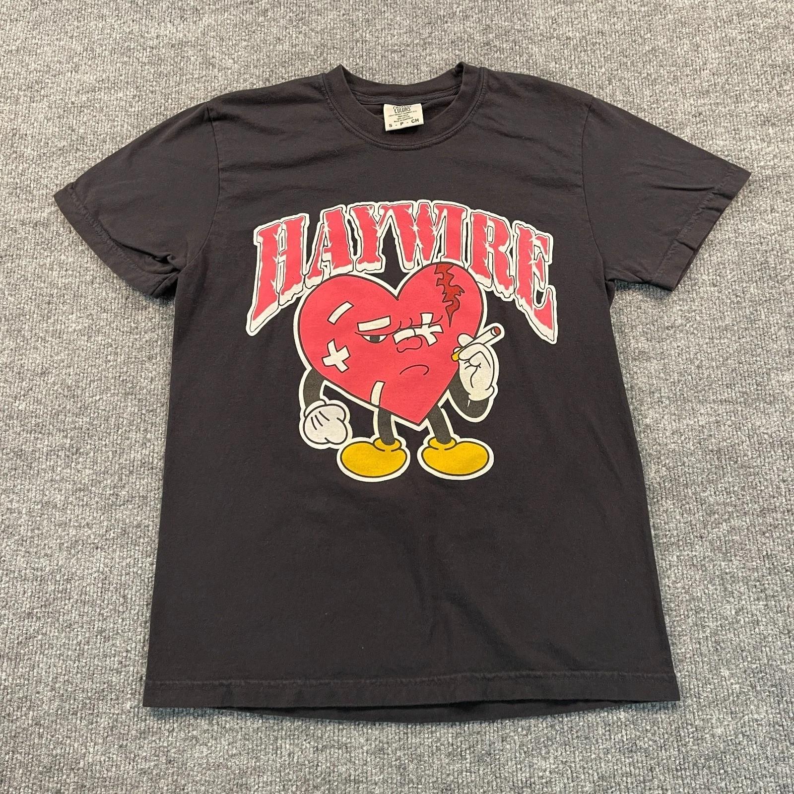 Hot Popular Haywire Band Collection Black T-Shirt S to 5XL SN930 S