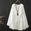 Cotton Yarn Hoodies Cardigan for Women Spring Japan Style Hooded Short Long Solid Shirts and Blouse Big Size Tops
