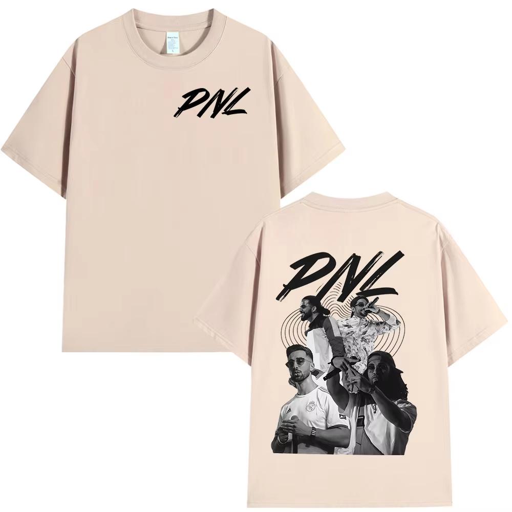 Rapper PNL Que la famille Alubm graphics 100Cotton music Tshirt Men 2026 New Summer Hip hop unisex Short sleeve shirt fan gifts